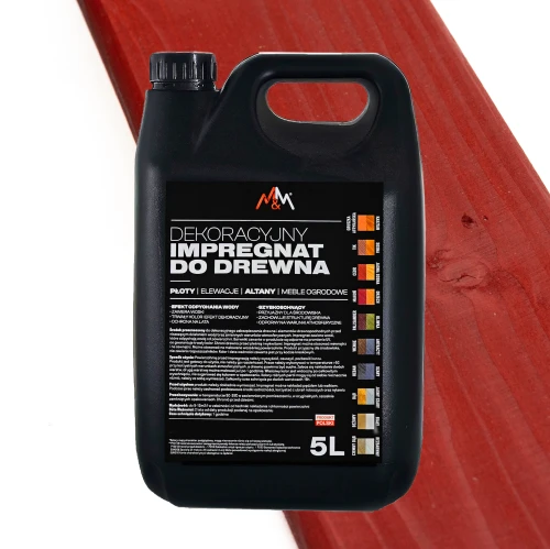 Impregnat do drewna M&M cedr 5l Z WOSKAMI