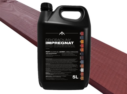 Impregnat do drewna M&M cedr 5l Z WOSKAMI
