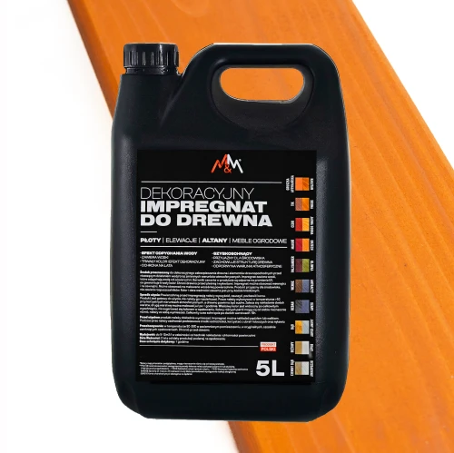 Impregnat do drewna M&M sosna 5l Z WOSKAMI 